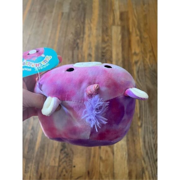 Squishmallows Stackable Lola Tie Dye Unicorn 4” Plush - Picture 5 of 7